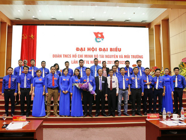 Đại hội Đoàn TNCS Hồ Chí Minh Bộ TN&MT khóa IV, nhiệm kỳ 2017 - 2022